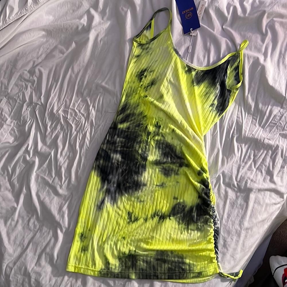 Neon bodycon minidress ~spicy~